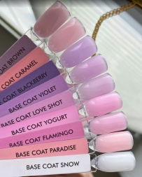 ONE NAIL   База камуфлирующая эластичная  (легкие в снятии)  Base   VIOLET  (бутылка)   50мл