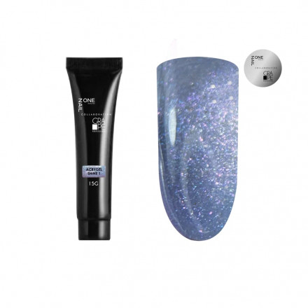 ONE NAIL   Акригель с шиммером   AcryGel SHINE  15г  #01