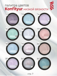 BSG Гель для моделирования жидкий 13г (шайба) НИЗКАЯ ВЯЗКОСТЬ KONFITYUR #79