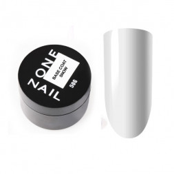 ONE NAIL   База камуфлирующая эластичная  (легкие в снятии)  Base   SNOW  (шайба)   50мл