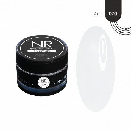 NAIL REPUBLIC   Гель  для моделирования самовыравнивающийся молочный   Gel   Classic CANDY   #70   15г