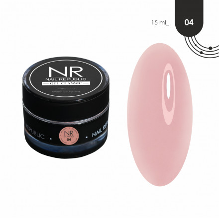 NAIL REPUBLIC   Гель  для моделирования самовыравнивающийся   Gel   CLASSIC   #04   15г