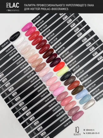 IQ BEAUTY   Лак для ногтей с биокерамикой   12,5мл   Prolac THE LOVERS   #027