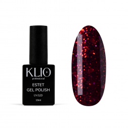 KLIO  Гель-лак  ESTET COLLECTION  10мл  №305  Красные с шиммером