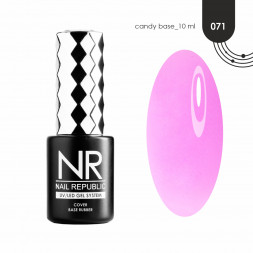 NAIL REPUBLIC   База цветная   10мл   Base CANDY   #71