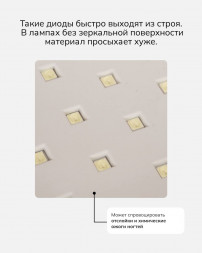 NAIL REPUBLIC   LED лампа для маникюра   72w/5200mAh   X-Lamp