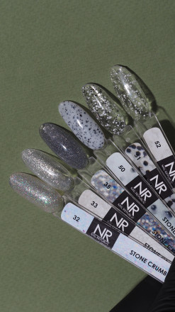 NAIL REPUBLIC   База камуфлирующая   10мл   Base Stone crumb   #32 с шиммером (10мл)
