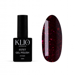 KLIO  Гель-лак  ESTET COLLECTION  10мл  №300  Красные с шиммером