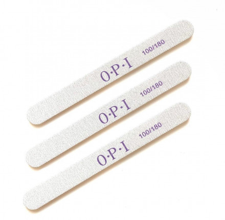 OPI   Пилка прямая на пластике   100/180   (25 шт)   [28]