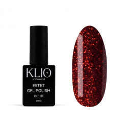 KLIO  Гель-лак  ESTET COLLECTION  10мл  №303  Красные с шиммером