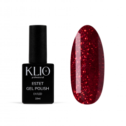 KLIO  Гель-лак  ESTET COLLECTION  10мл  №304  Красные с шиммером
